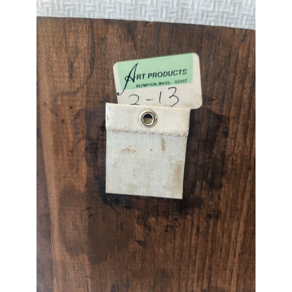 Hummel Wooden Plaques Boy and Girl Set of 2 Vintage Hummel Art 5" x 7" - Picture 6 of 8